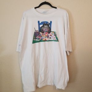 B. Kliban art cat tshirt